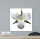 White Trillium Wall Decal