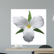 White Trillium Wall Decal