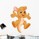 Cute Baby Kangaroo Cartoon Wall Decal