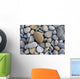 abstract background with round peeble stones 