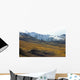 tundra with moutains Wall Mural
