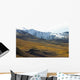 tundra with moutains Wall Mural