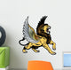 Roaring Winged Lion Wall Decal