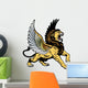Roaring Winged Lion Wall Decal