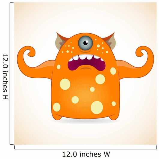 One-Eyed Orange Monster 