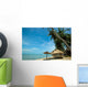 Beach and Coconut Tree Wall Decal