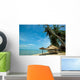 Beach and Coconut Tree Wall Decal