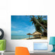 Beach and Coconut Tree Wall Decal