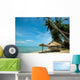 Beach and Coconut Tree Wall Decal