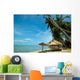Beach and Coconut Tree Wall Decal