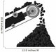 Conveyor belt with coal 