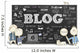 Social Media with Blogging Wall Mural