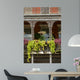 House gallery with ironwork in French Quarter, New Orleans. Wall Mural