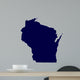 Map of the US State of Wisconsin 