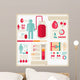 Info-Graphics of Healthcareblood Wall Mural