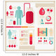 Info-Graphics of Healthcareblood Wall Mural