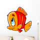 fish cartoon Wall Decal