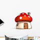 Fairy Mushroom House Wall Decal