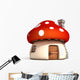 Fairy Mushroom House Wall Decal