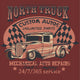 North truck/ Scratches are available in a separate layer Wall Mural