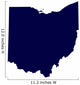 map of the U.S. state of Ohio 