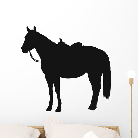 Western Horse Silhouette Wall Decal