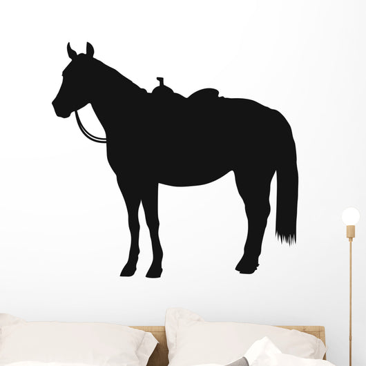 Western Horse Silhouette Wall Decal