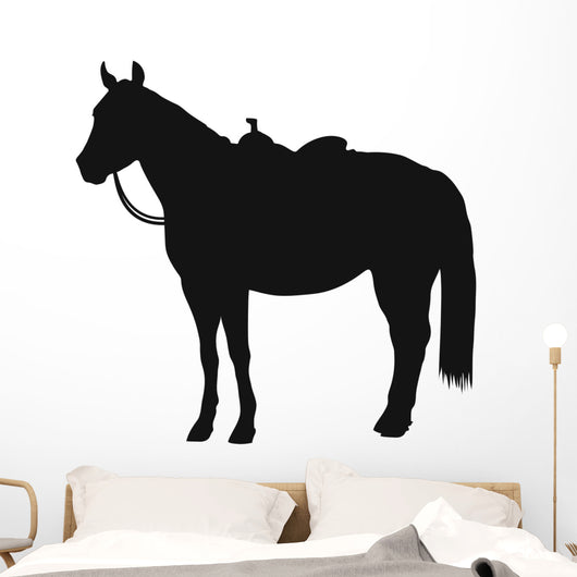 Western Horse Silhouette Wall Decal