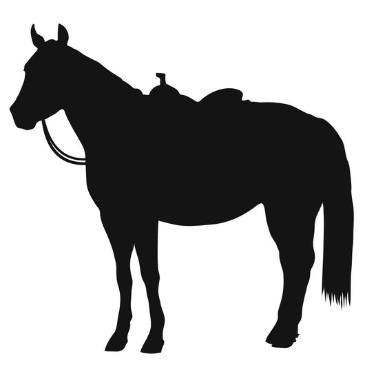 Western Horse Silhouette Wall Decal