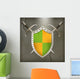 A set of double-edged swords medieval shield 