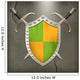 A set of double-edged swords medieval shield 