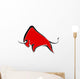 Red wild buffalo Wall Decal