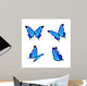 Blue butterflies Wall Decal