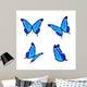 Blue butterflies Wall Decal