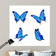 Blue butterflies Wall Decal