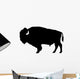 American bison silhouette Wall Decal
