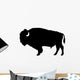 American bison silhouette Wall Decal