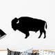 American bison silhouette Wall Decal