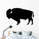 American bison silhouette Wall Decal