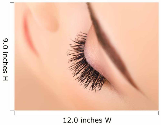 Woman Eye with Long Eyelashes. Eyelash Extension 