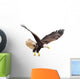 Bald eagle isolated on white background. Wall Decal
