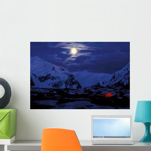 Purple Mountains Wall Decal