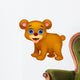 Cute baby bear cartoon Wall Decal