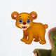 Cute baby bear cartoon Wall Decal