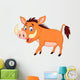 Cartoon warthog Wall Decal
