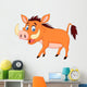 Cartoon warthog Wall Decal