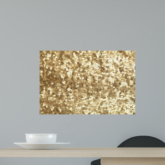 Golden Sequins Sparkling Sequined
