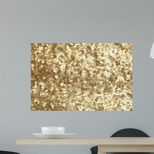 Golden Sequins Sparkling Sequined
