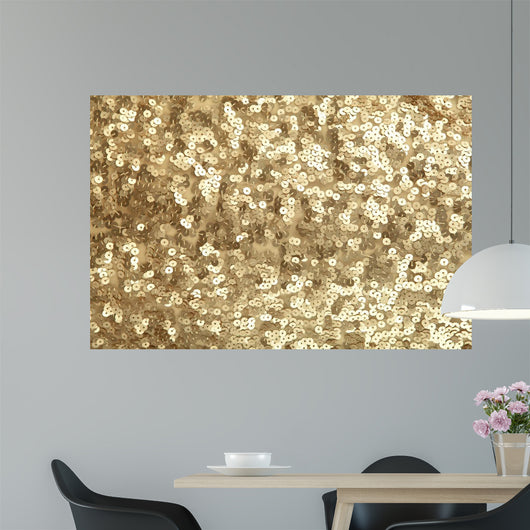 Golden Sequins Sparkling Sequined