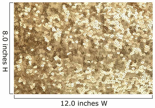 Golden Sequins Sparkling Sequined